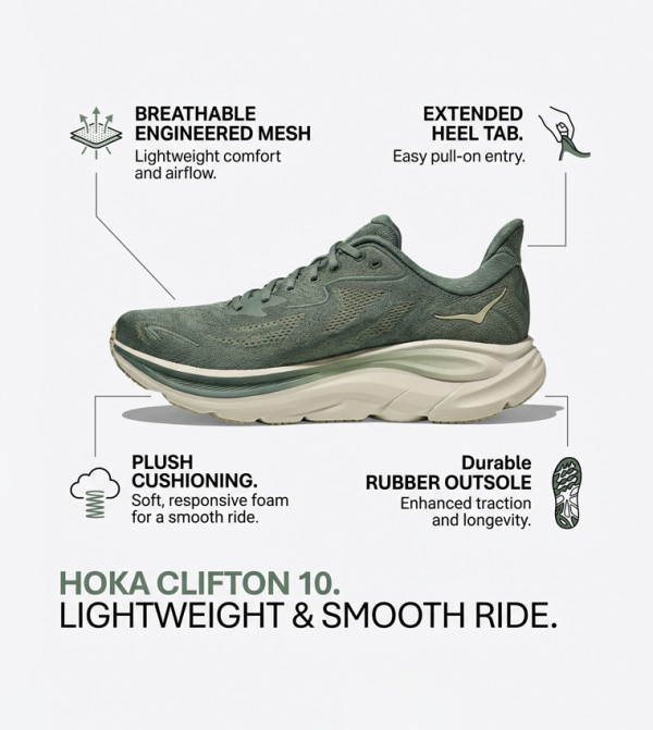 هوكا هوكا - أخضر أحذية الجري