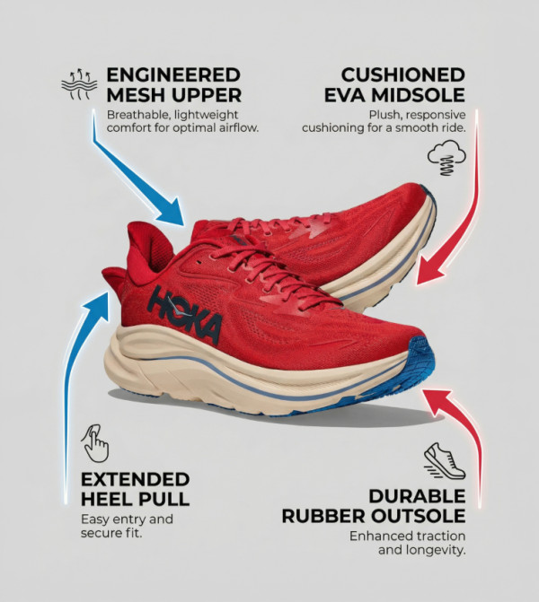 Hoka Hoka - Red Running Shoes