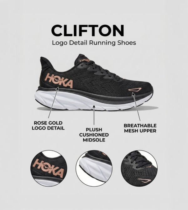 Hoka Hoka - BLACK Running Shoes