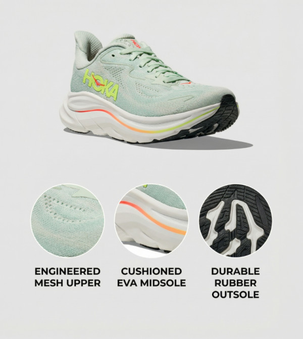 Hoka  Shoes - Green Running Shoes