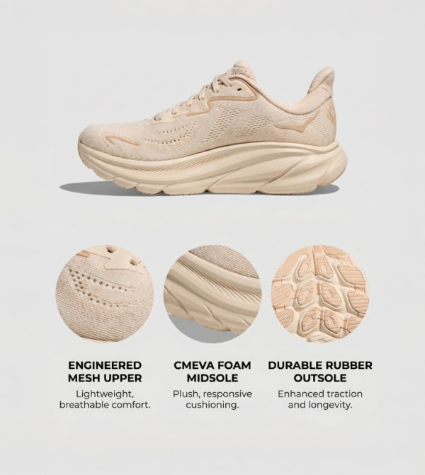 Hoka Hoka - Off White Running Shoes