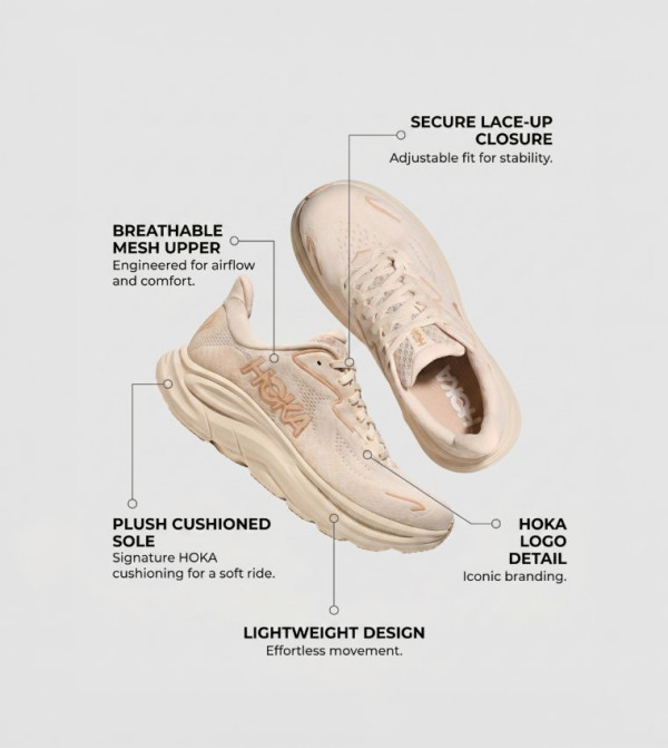 Hoka Hoka - Off White Running Shoes