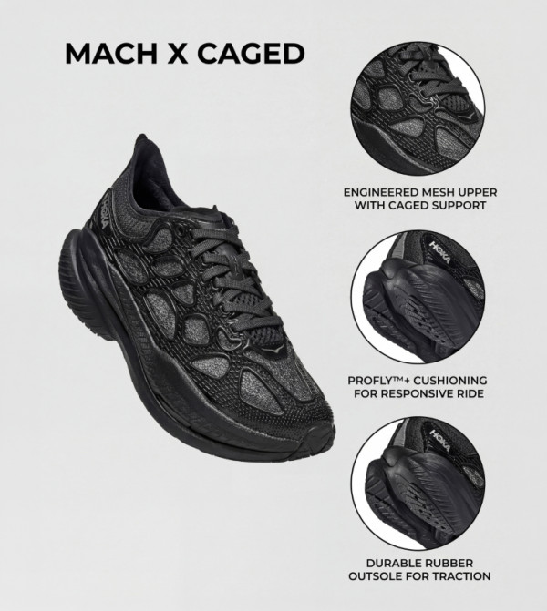 Hoka  - BLACK Low Top