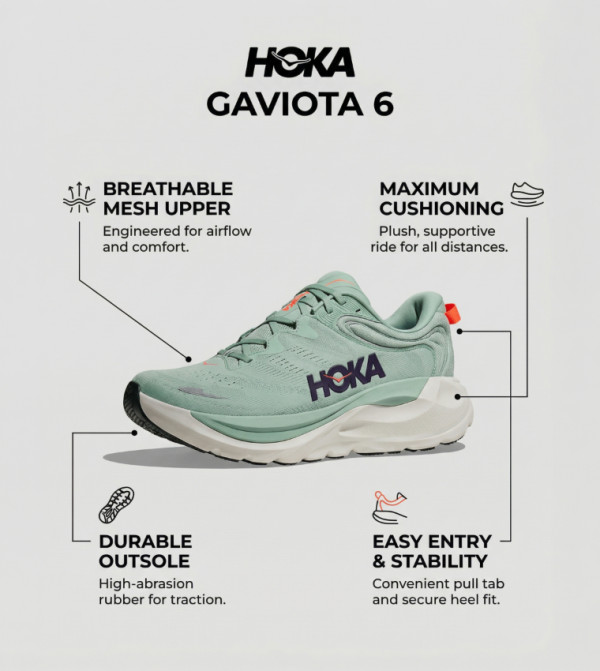 Hoka  Shoes - Green Running Shoes