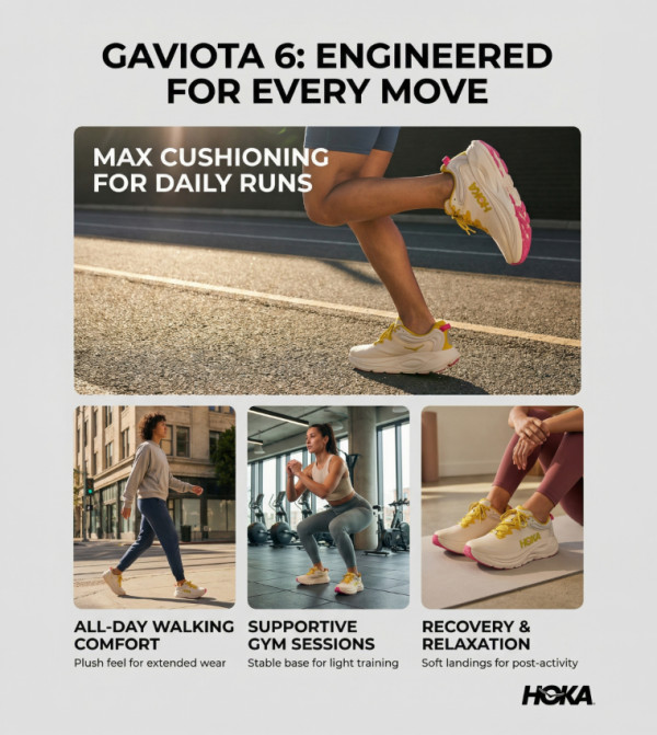 Hoka - Cream Running Shoes