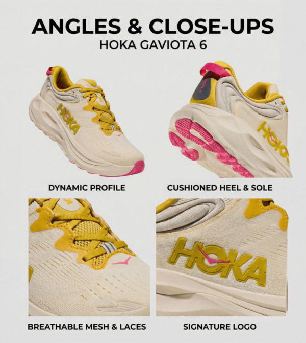 Hoka - Cream Running Shoes