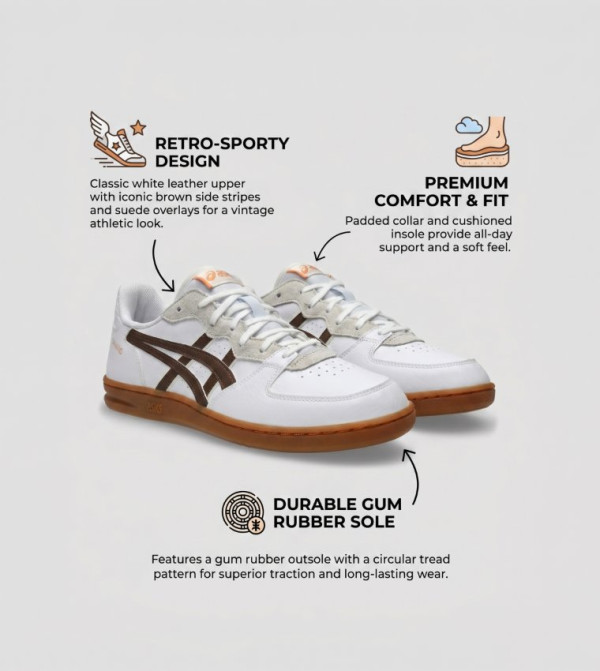 Asics  Sneakers - White Low Top
