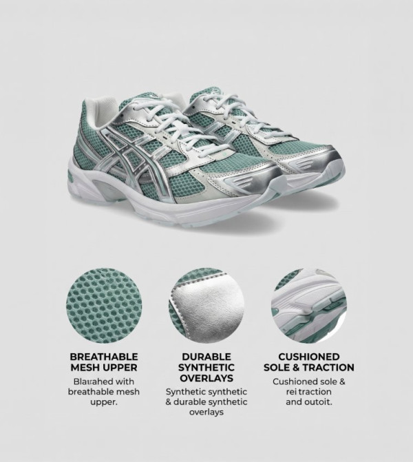 Asics  Shoes - Green Running Shoes