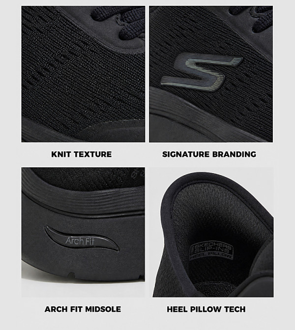 Skechers Sportswear - Black Walking Shoes
