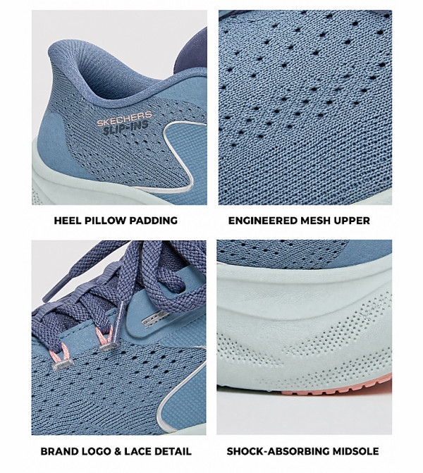 Skechers  Walking Shoes - Blue Walking Shoes