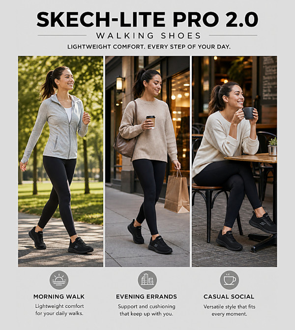 Skechers Skechers - Black Walking Shoes