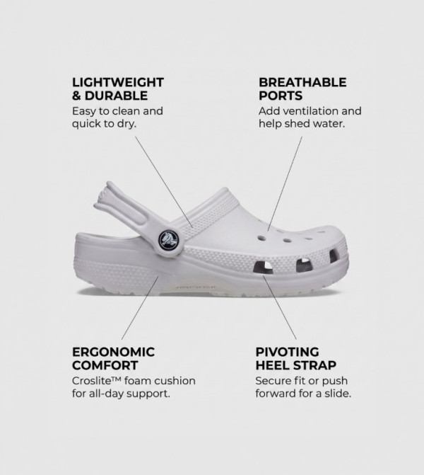 Crocs  Clogs - Grey clogs