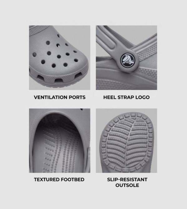 Crocs  Clogs - Grey clogs