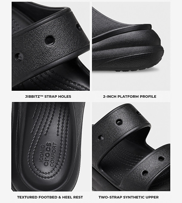 Crocs  Casual Sandals - Black Casual Sandals