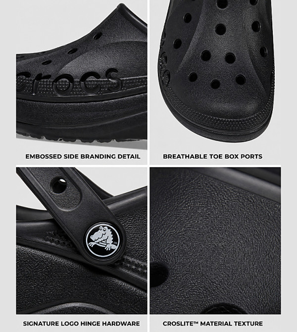 Crocs WomenFashionFootwear - Black clogs