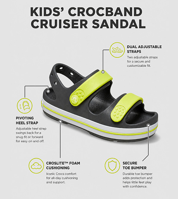 Crocs  Footwear - Grey Casual Sandals