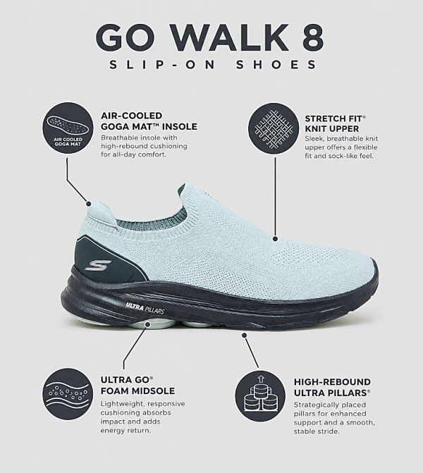 Skechers  Walking Shoes - Mint Walking Shoes