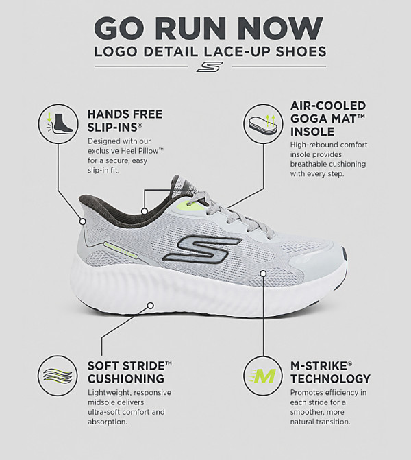 Skechers Skechers - Grey Running Shoes