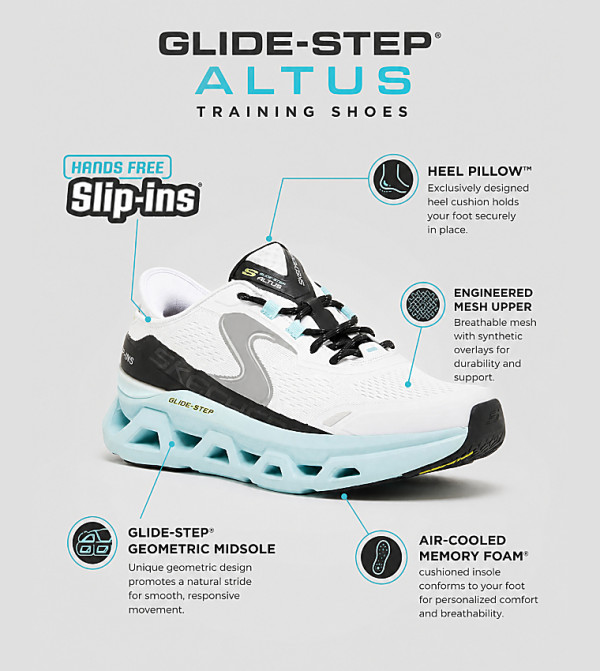 Skechers  Training Shoes - White Training Shoes