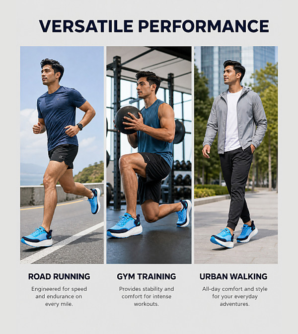 Skechers  Sports Shoes - Blue Running Shoes
