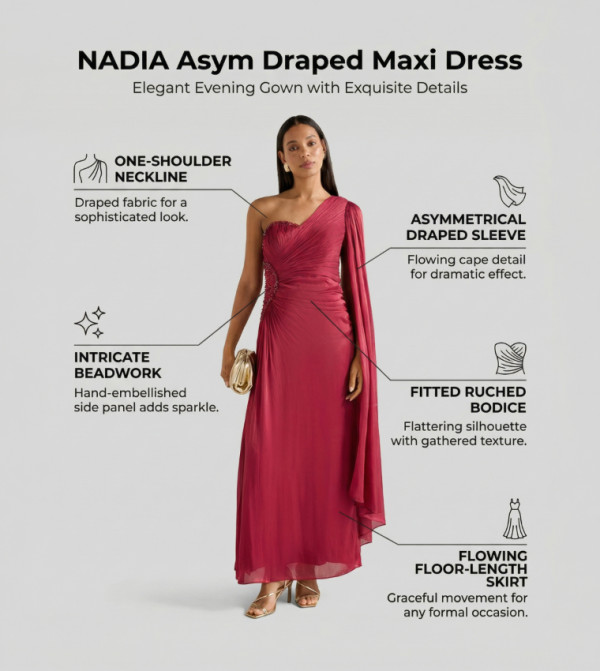 فوريفر نيو  devil-wears-prada-miranda - أحمر Maxi Dresses