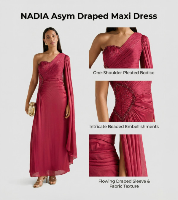 فوريفر نيو  devil-wears-prada-miranda - أحمر Maxi Dresses