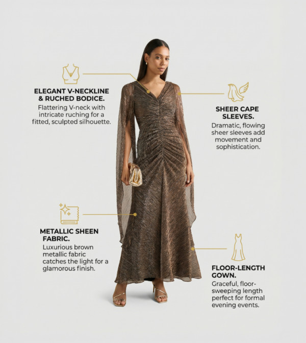 Forever New  Clothing - Brown Maxi Dresses