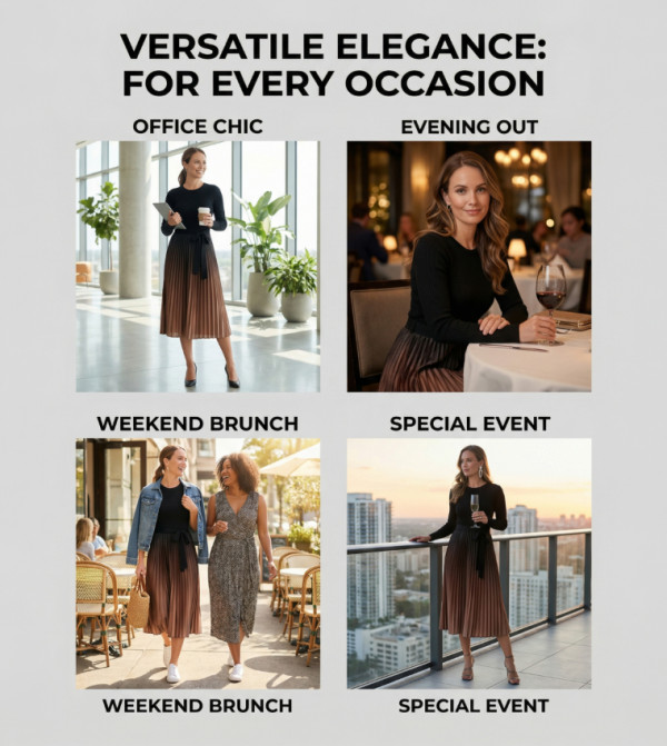 فوريفر نيو  فساتين - متعدد Midi Dresses