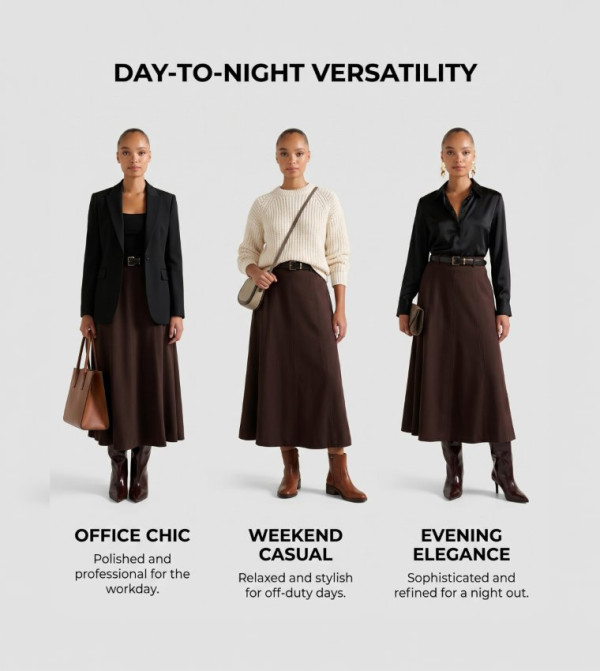 Forever New  Clothing - Brown Midi Skirts