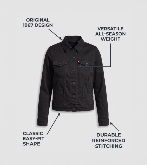 Levi's  Jackets & Coats - Black Denim Jackets