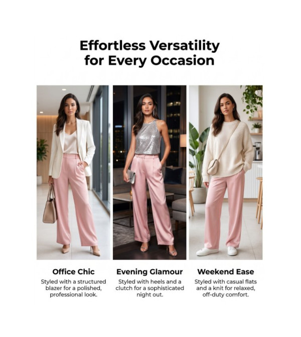 Forever New  Clothing - Pink Casual Pants