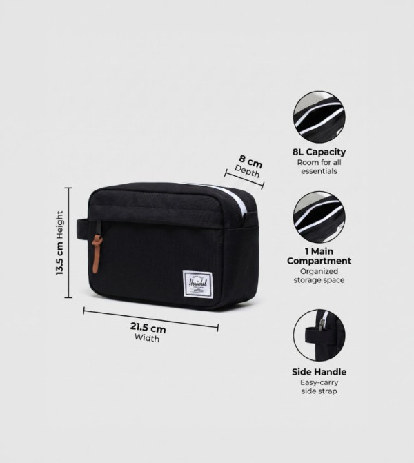 Herschel HERSCHEL - Black Toiletry bags