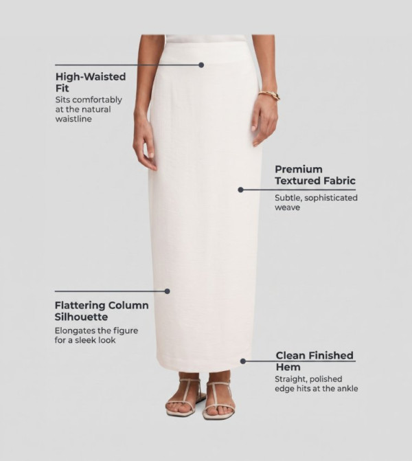 Forever New Clothing - White Maxi Skirts