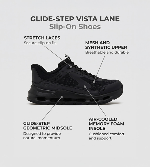 Skechers  RUNNING & TRAINING - BLACK Running & Training