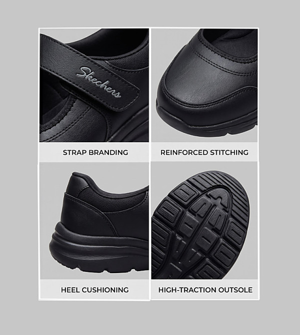 Skechers girls-craft-pretty-summer - BLACK Casual Slip-On's