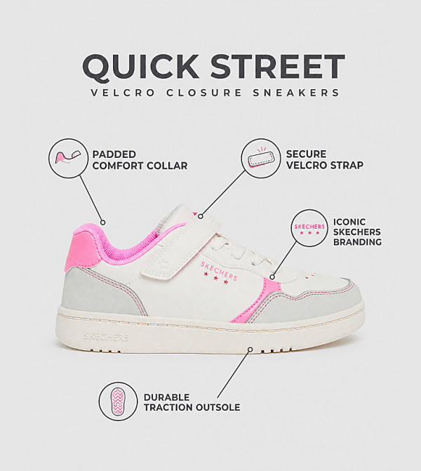 Skechers Back to School - Pink Low Top
