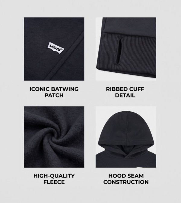 Levi's  Hoodies - Black Hoodies