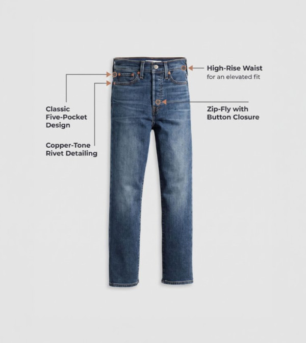 ليفايز  جينز مستقيم - أزرق Straight Jeans