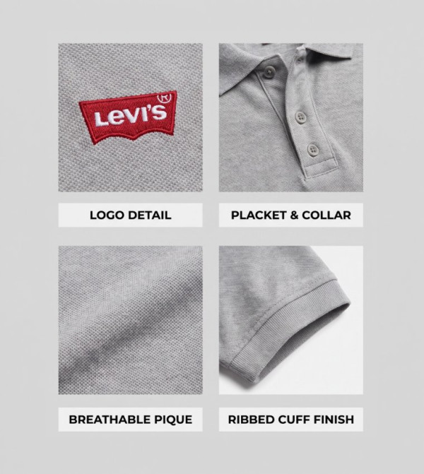 Levi's  - Grey Polo T-shirts