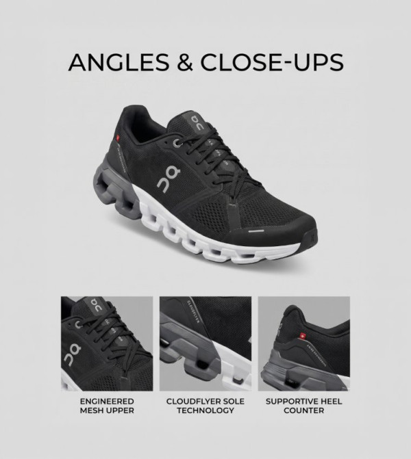 ON  Shoes - Black Running Shoes