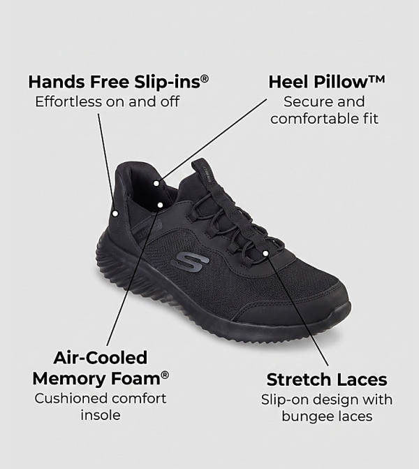 Skechers  Casual Shoes - BLACK Running & Training