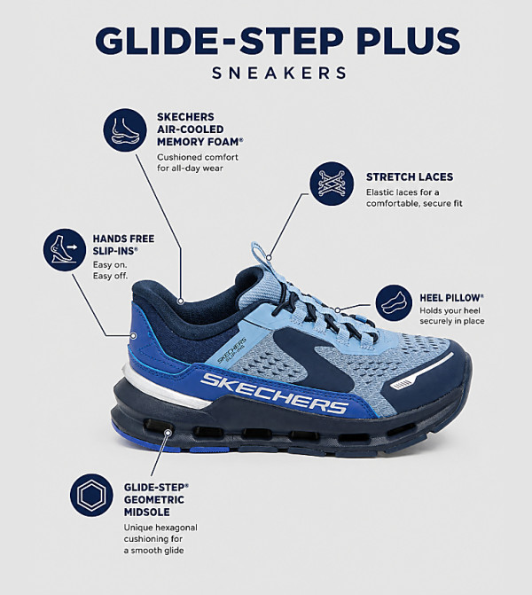 Skechers  green-story - Blue Low Top