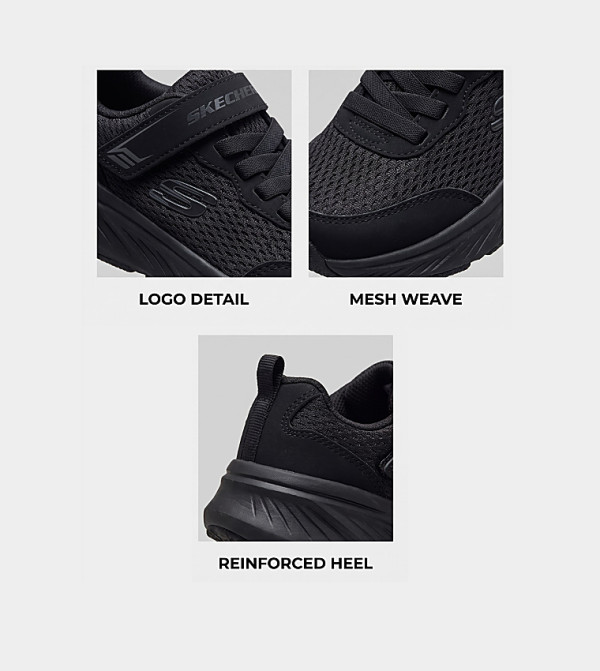 Skechers Back to School - BLACK Low Top