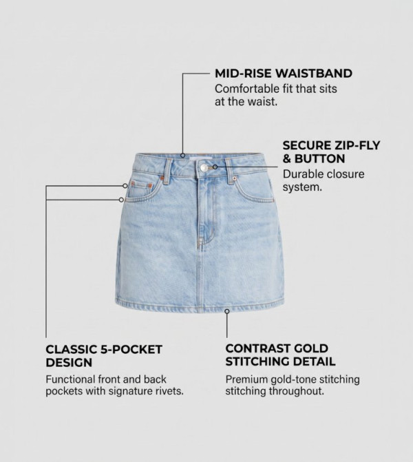 Levi's  Skirts & Dividers - Blue Skirts & Dividers