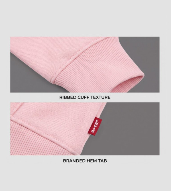 Levi's  Winterwear & Outerwear - Pink Hoodies