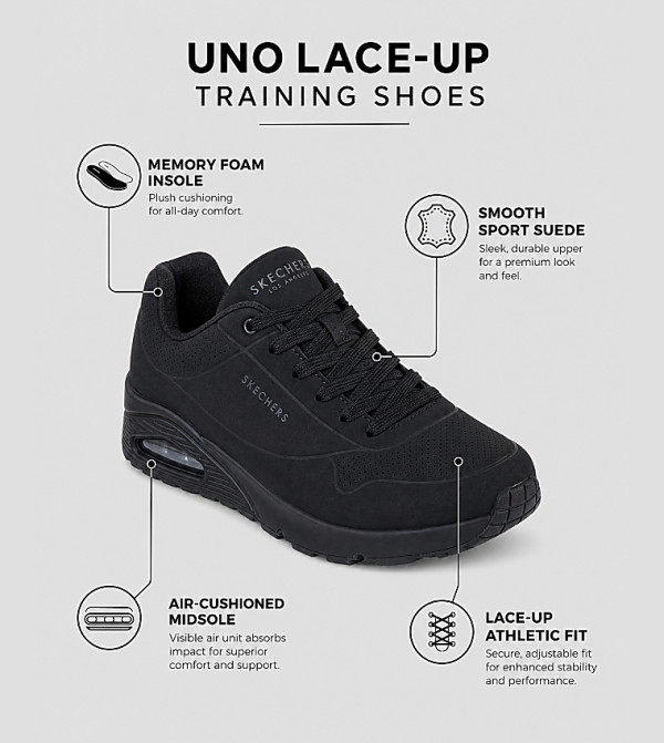 Skechers Sports - Black Athletic