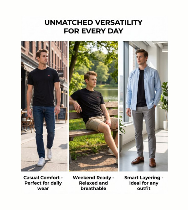 Levi's  Casual T-Shirts - Black Tops & T shirts