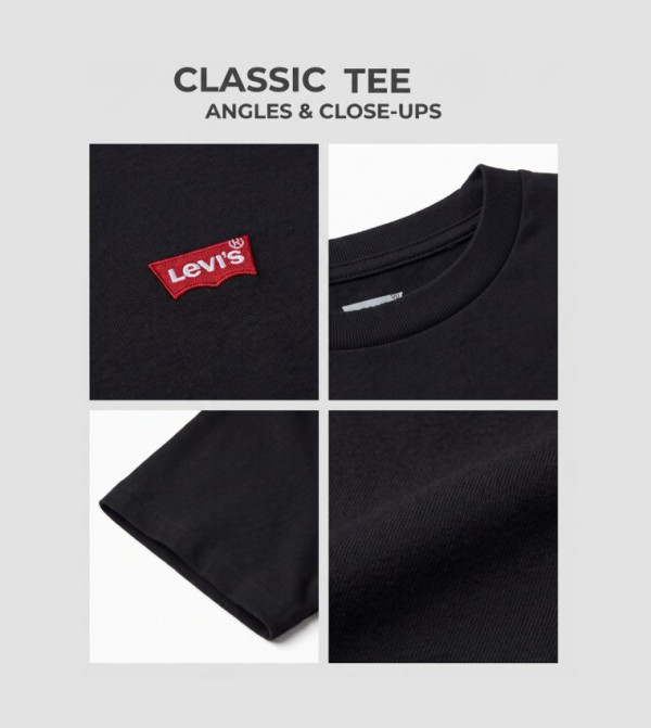 Levi's  Casual T-Shirts - Black Tops & T shirts
