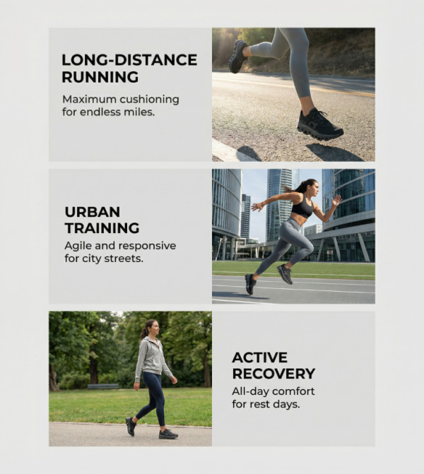 ON  - Black Running Shoes