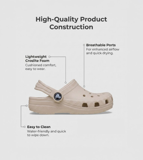 Crocs  camp-accessories-add-ons - Beige clogs